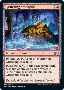 Glittering Stockpile (Streets of New Capenna) Near Mint