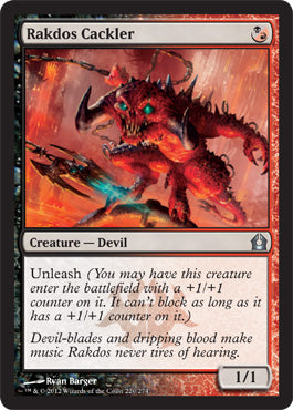 Rakdos Cackler (Return to Ravnica) Light Play