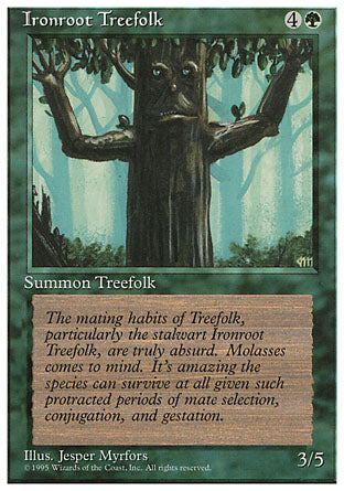 Ironroot Treefolk (4th Edition) Medium Play