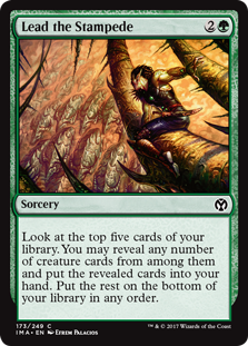 Lead the Stampede (Iconic Masters) Medium Play