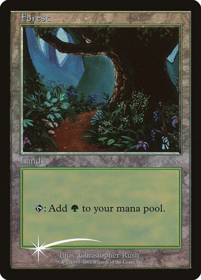 Forest (2001 Beta) (Promos: Arena) Medium Play Foil