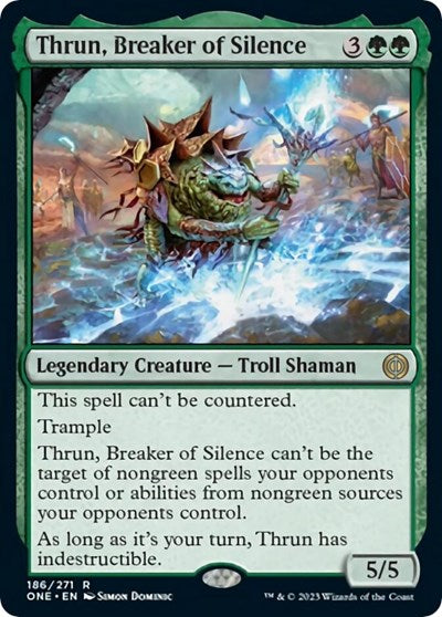 Thrun, Breaker of Silence (Phyrexia: All Will Be One) Light Play