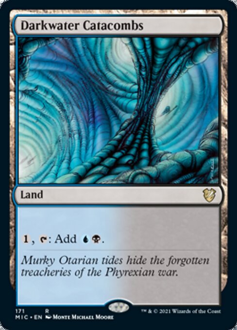 Darkwater Catacombs (Commander 2021 Midnight Hunt) Near Mint