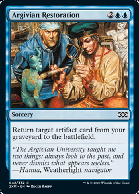 Argivian Restoration (Double Masters) Near Mint Foil