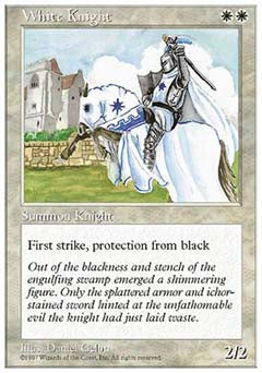 White Knight (5th Edition) Medium Play