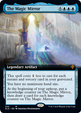 The Magic Mirror (Extended Art) (Throne of Eldraine) Near Mint Foil