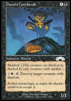 Dauthi Cutthroat (Exodus) Near Mint