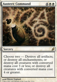 Austere Command (Lorwyn) Medium Play