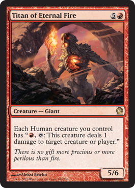 Titan of Eternal Fire (Theros) Medium Play Foil