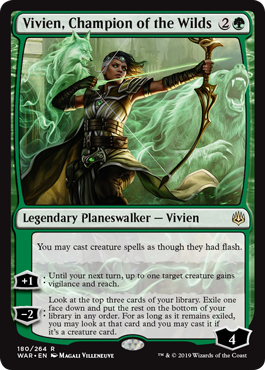 Vivien, Champion of the Wilds (War of the Spark) Near Mint