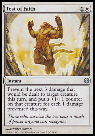 Test of Faith (Duel Decks: Knights vs Dragons) Medium Play