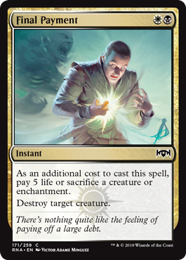 Final Payment (Ravnica Allegiance) Near Mint