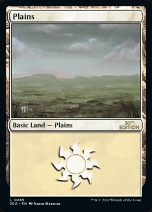 Plains (285) (30th Anniversary Edition) Near Mint