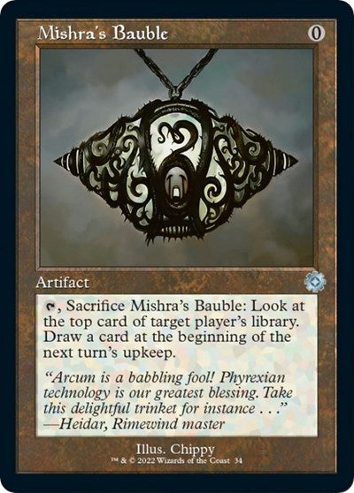 Mishra's Bauble (The Brothers' War: Retro Frame Artifacts) Near Mint Foil