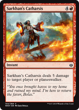 Sarkhan's Catharsis (War of the Spark) Near Mint