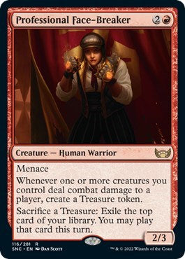 Professional Face-Breaker (Streets of New Capenna) Near Mint Foil