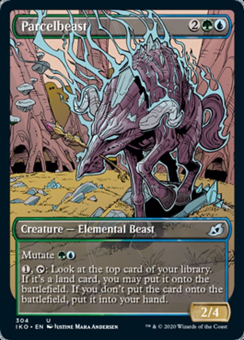 Showcase Parcelbeast (Ikoria: Lair of Behemoths) Near Mint
