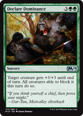 Declare Dominance (Magic 2019 Core Set) Near Mint Foil