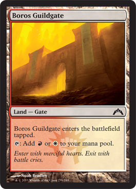Boros Guildgate (Gatecrash) Medium Play