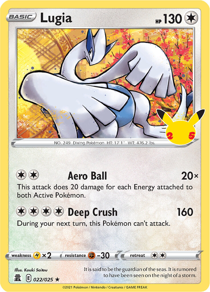 Lugia (022/025) [SWSH: Celebrations]