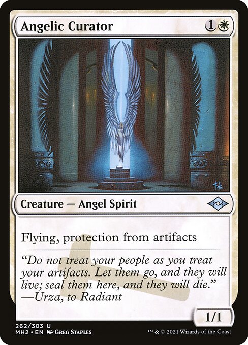 Angelic Curator (Foil Etched) (Modern Horizons 2) Near Mint Foil