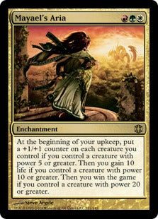 Mayael's Aria (Alara Reborn) Light Play Foil