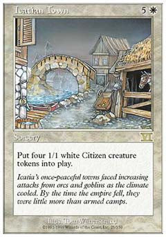 Icatian Town (Classic 6th Edition) Heavy Play