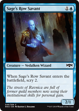 Sage's Row Savant (Ravnica Allegiance) Near Mint