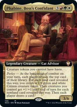 Phabine, Boss's Confidant (Extended Art) (Commander: Streets of New Capenna) Near Mint