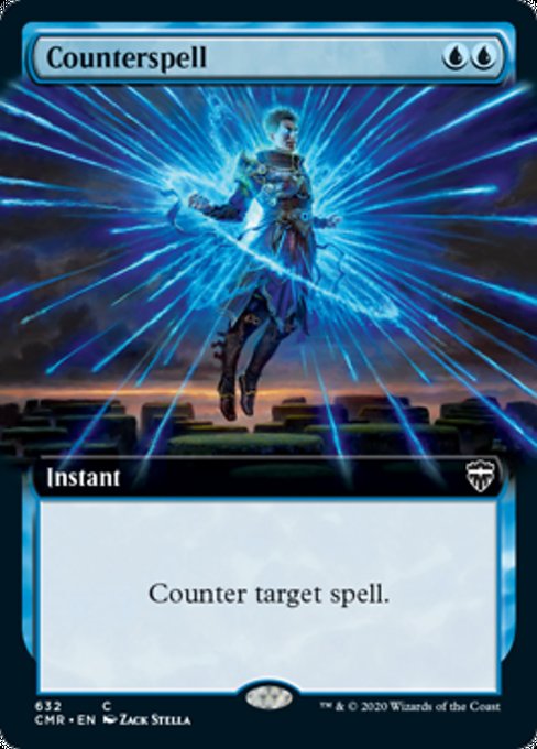 Counterspell (Extended Art) (Commander Legends) Near Mint Foil