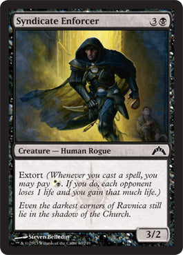 Syndicate Enforcer (Gatecrash) Light Play