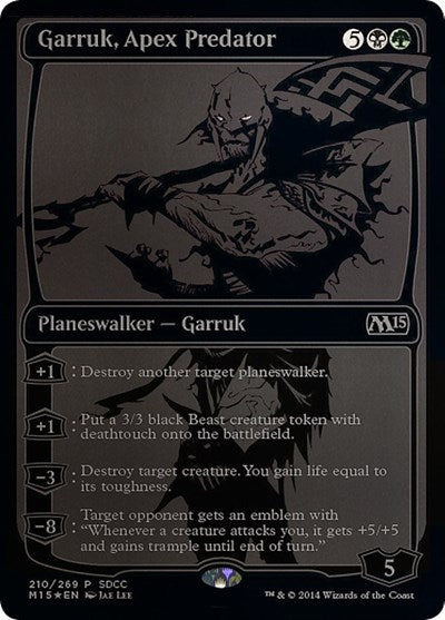 Garruk, Apex Predator (SDCC 2014 Exclusive) (Promos: Media) Near Mint Foil