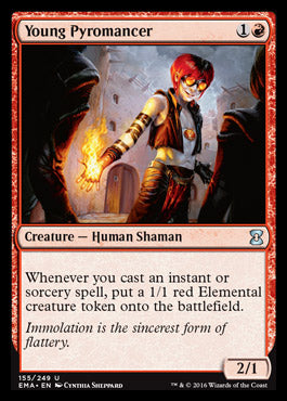 Young Pyromancer (Eternal Masters) Light Play