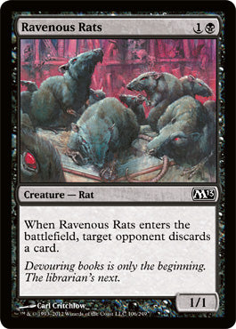 Ravenous Rats (Magic 2013 Core Set) Near Mint