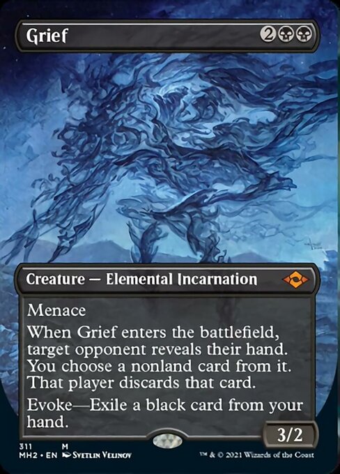 Grief (Borderless) (Modern Horizons 2) Light Play Foil
