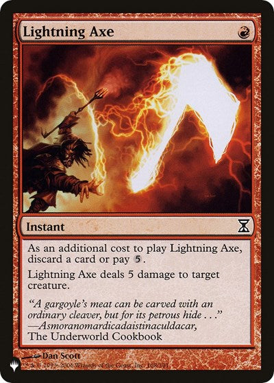 Lightning Axe (The List) Near Mint