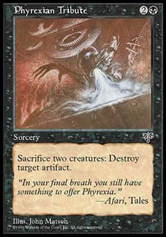 Phyrexian Tribute (Mirage) Medium Play