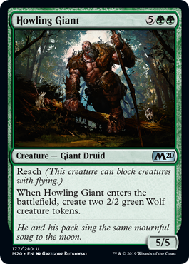 Howling Giant (Magic 2020 Core Set) Near Mint
