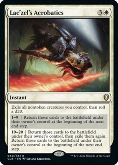 Lae'zel's Acrobatics (Commander Legends: Battle for Baldur's Gate) Light Play
