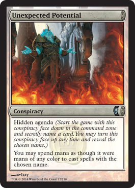 Unexpected Potential (Conspiracy) Near Mint Foil