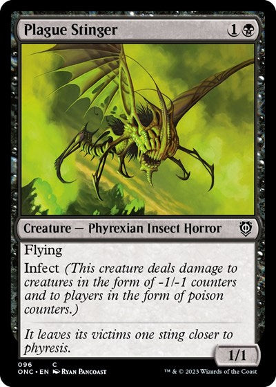 Plague Stinger (Commander: Phyrexia: All Will Be One) Near Mint