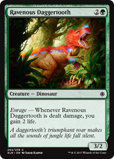 Ravenous Daggertooth (Ixalan) Medium Play