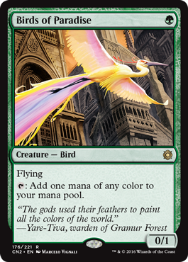 Birds of Paradise (Conspiracy: Take the Crown) Light Play Foil