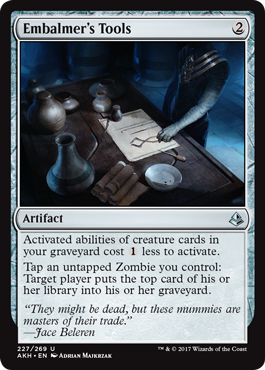 Embalmer's Tools (Amonkhet) Medium Play