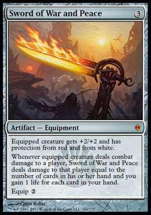 Sword of War and Peace (New Phyrexia) Light Play