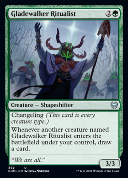 Gladewalker Ritualist (Kaldheim) Medium Play