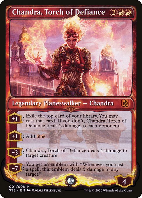 Chandra, Torch of Defiance (Signature Spellbook: Chandra) Near Mint