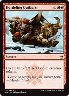Hordeling Outburst (Masters 25) Near Mint Foil