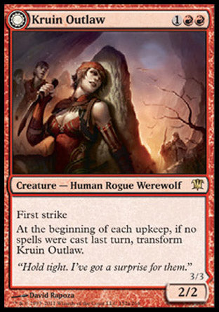Kruin Outlaw (Terror of Kruin Pass) (Innistrad) Light Play