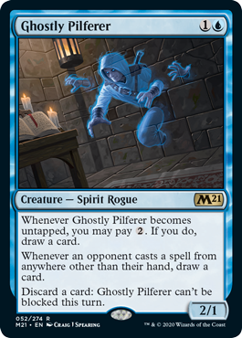 Ghostly Pilferer (Magic 2021 Core Set) Near Mint